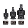 Capri Tools 1/4, 3/8, 1/2 in Drive Impact Universal Joint Set, 3 pcs 5-8101